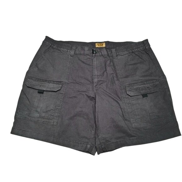 Foundry Shorts Comfort Stretch Mens 50 Dark Gray Summer Fishing Boating - Picture 1 of 4